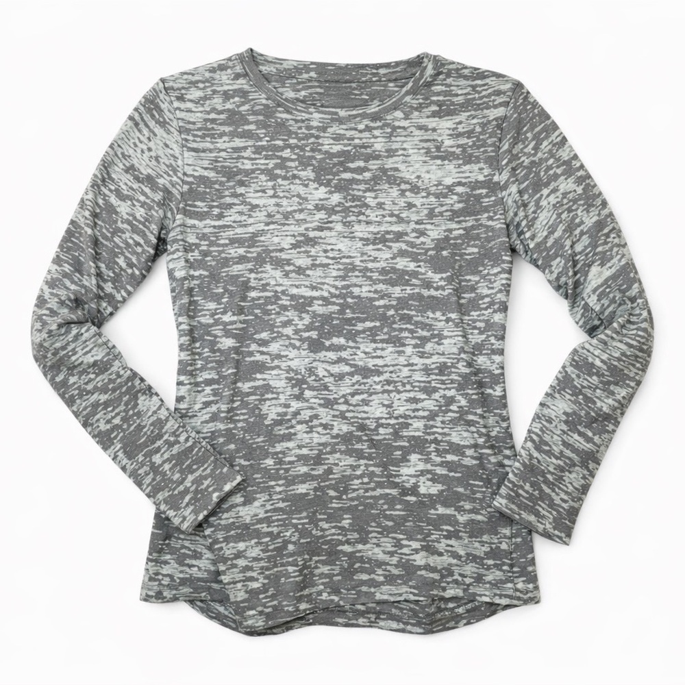 Y2K-Inspired Eyelash Sheer Mesh Long Sleeve Top – Size Medium